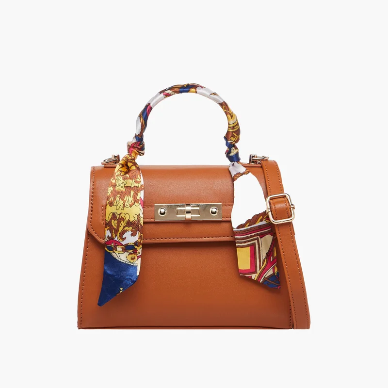 ساشا Scarf Detail Crossbody Bag for Women